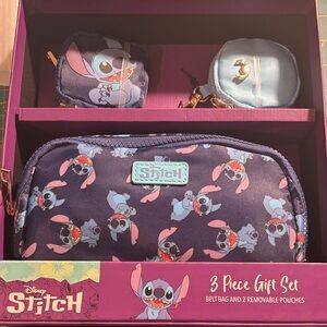 Disney Stitch Blue and Pink Accessory Set